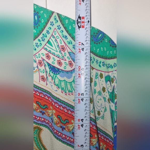 Zara Lounge/Cover Up/Patio Gown Gorgeous Colorful Sz S Oversized Fit Up To 14 - Picture 9 of 9